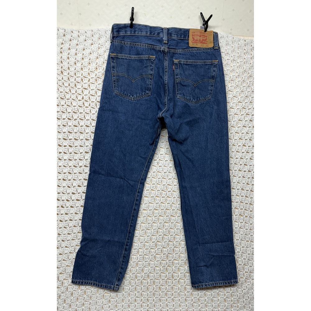Levis 501 '93 Mens Jeans Tag 32x30 Fits 32x29 Blue Denim Button Fly Straight